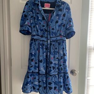 Kate Spade nouveau bloom fluid shirtdress